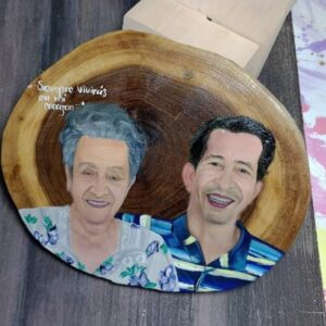 Tronquito de madera personalizado